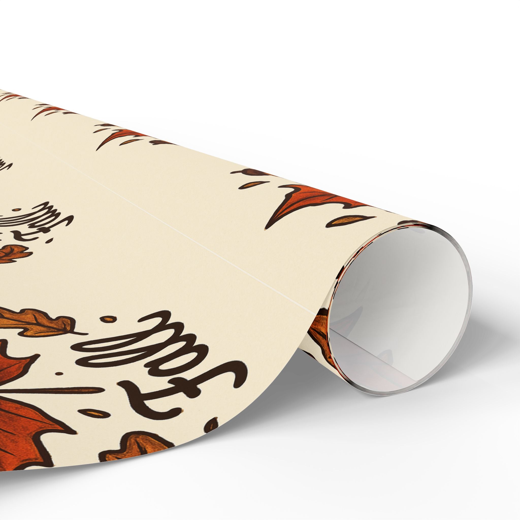 Autumn-Themed Wrapping Paper | Festive Gift Wrap, Seasonal Wrapping, Fall Decoration, Thanksgiving Crafts, Holiday Packaging