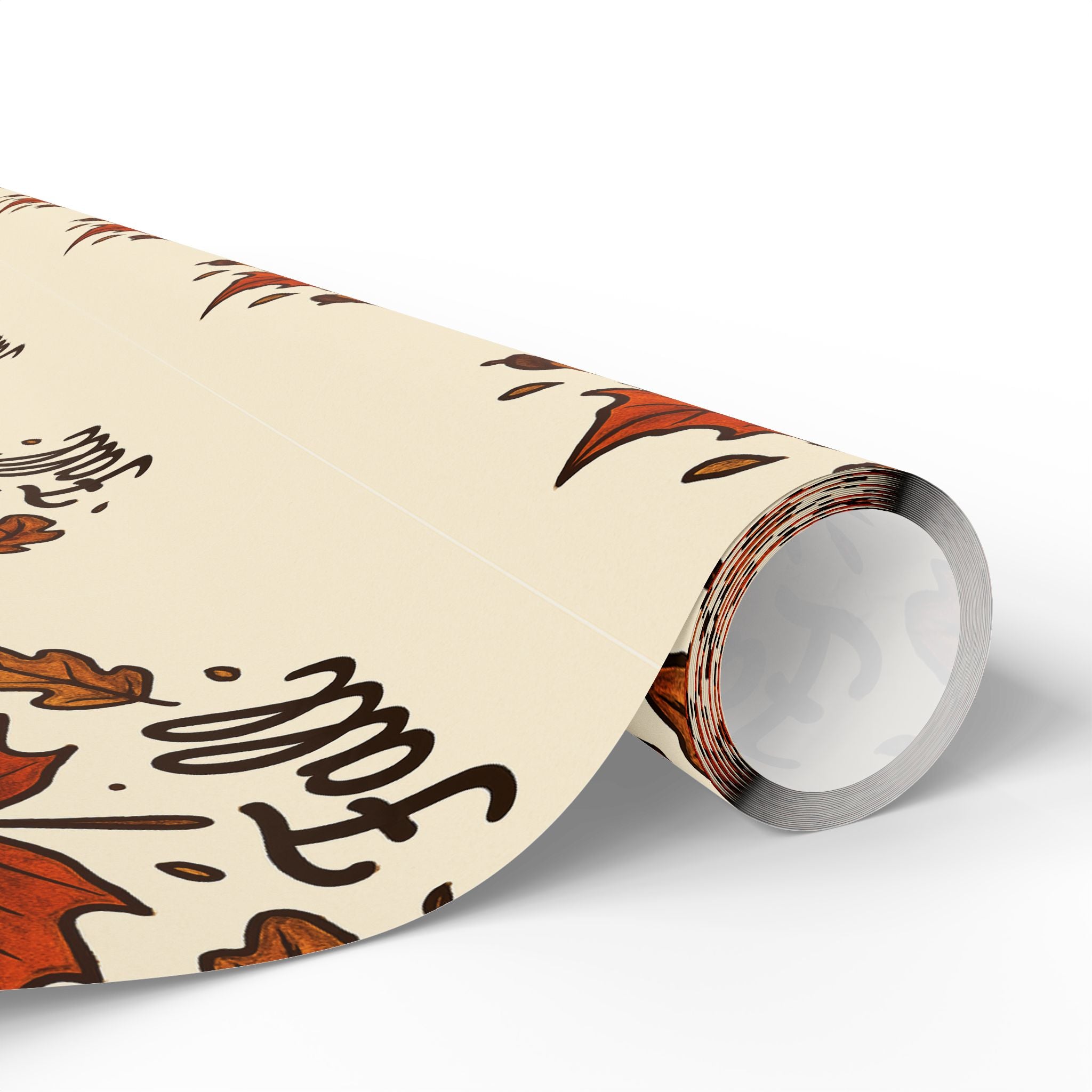 Autumn-Themed Wrapping Paper | Festive Gift Wrap, Seasonal Wrapping, Fall Decoration, Thanksgiving Crafts, Holiday Packaging