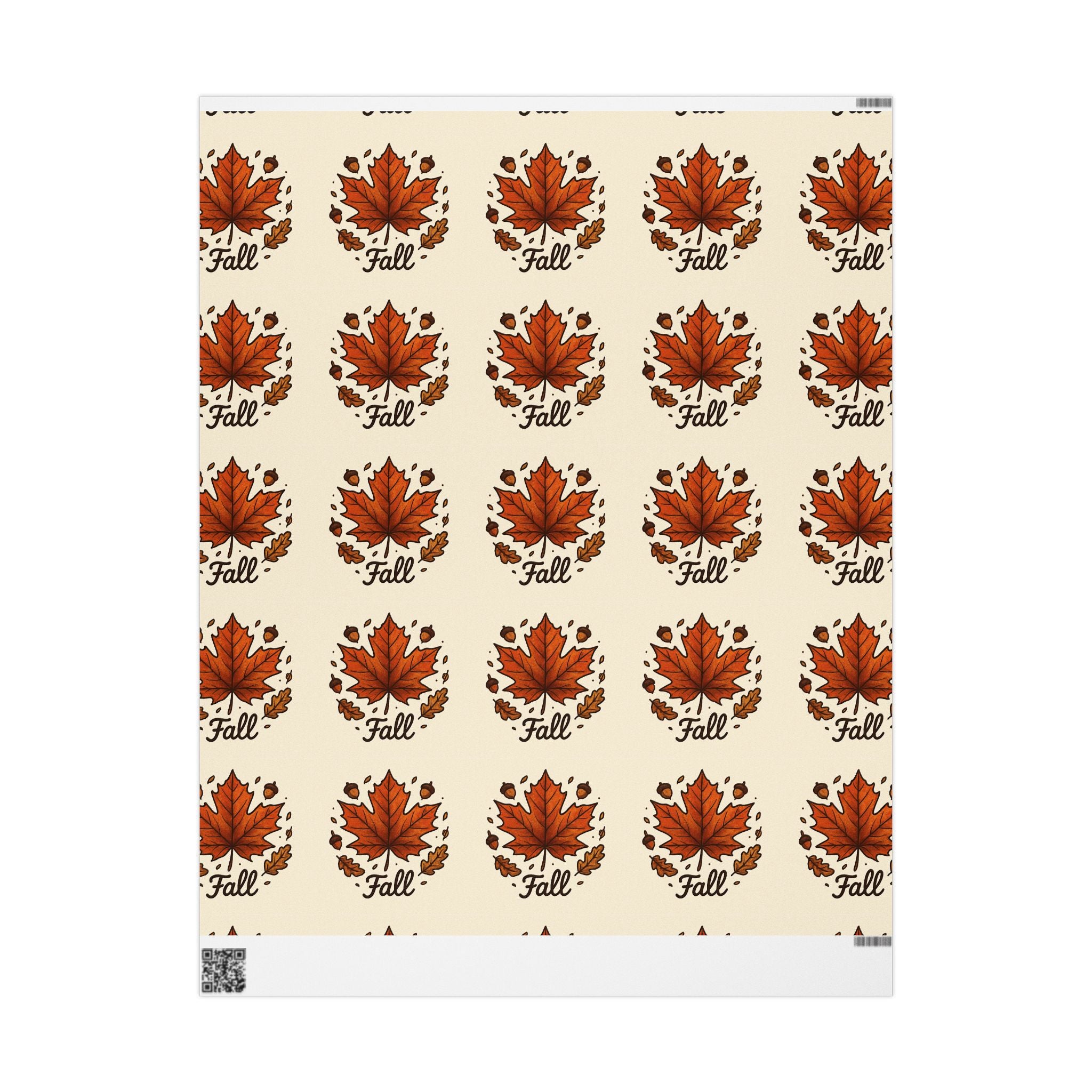 Autumn-Themed Wrapping Paper | Festive Gift Wrap, Seasonal Wrapping, Fall Decoration, Thanksgiving Crafts, Holiday Packaging